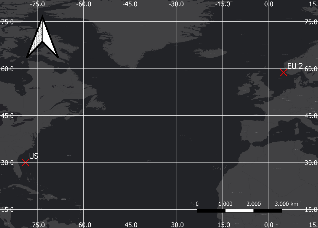 Deliverable 3.2a Published on DTU Data: Metocean Conditions at Selected Locations along US East Coast and North Europe